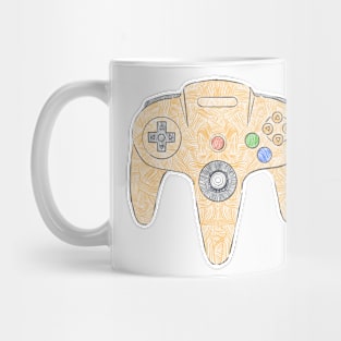 Gamepad SixtyFour - Yellow Mug